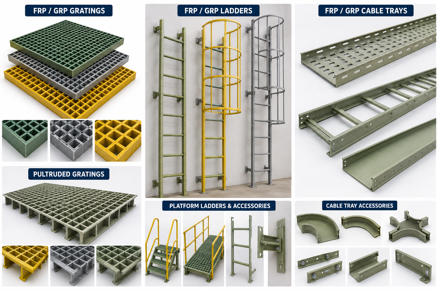 Gratings, Ladders & Cable Trays
