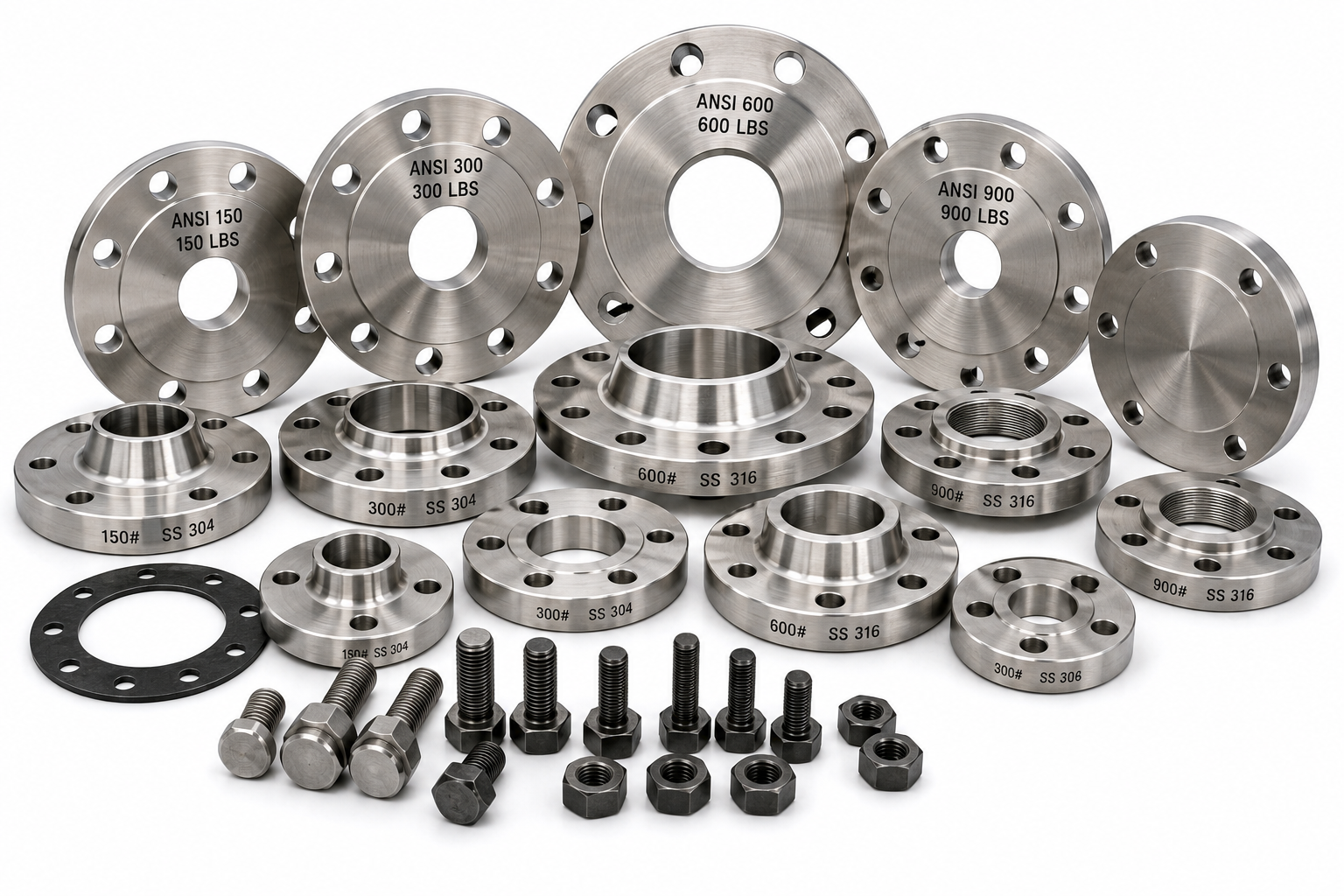 ANSI 150 – 900 Pressure Class