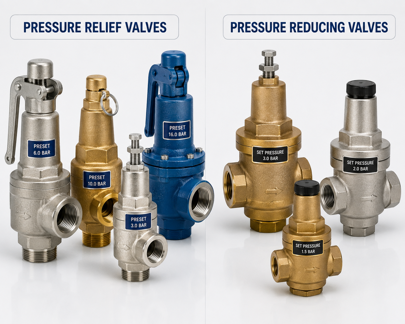 Pressure Relief / Reducing Valves